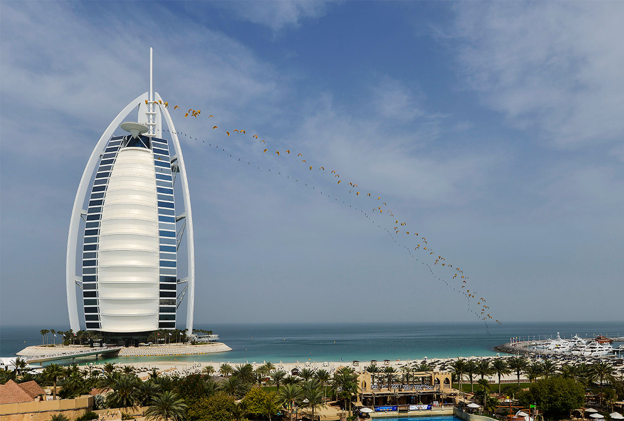 Nick Jacobsen Jumps from the Burj Al Arab!